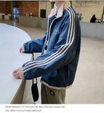 WIAOFELLAS  -  Men's Ins Versatile Jackets Student Sports Trend Loose Casual Clothes