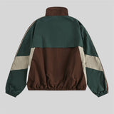 WIAOFELLAS  -  Vintage Patchwork Jackets Windbreaker Men Harajuku Casual Outdoor Jacket Mens Clothing Streetwear Hip Hop Spring New Jackets