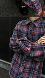 WIAOFELLAS  -  Long-sleeved Shirt Men's New Retro Plaid Large Size Lapel Jacket