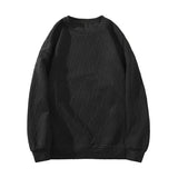 Wiaofellas  -  American Style Men's Crew Neck Sweatshirt Basic Pullover Harajuku Sweatshirt Long Sleeve T-shirt Fashion Men's Clothing 5XL
