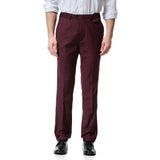 Wiaofellas  -  Plus-size Men's Business Casual Suit Pants Solid Color Adjustable Waist Straight Leg Suit Pants