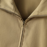 WIAOFELLAS  -  Men Jackets Solid Lapel Long Sleeve Zipper Casual Male Coats Streetwear Korean Style Fashion Thin Jackets Men Outerwear