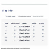 Wiaofellas  -  Retro American Plaid Casual Pants Loose Straight Leg Wide Leg Seven-Foot Slimming Shorts for Men And Women