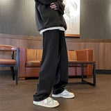 WIAOFELLAS  -  Loose Straight Men Jeans New Multi-pockets Jean Pants Casual Baggy Hip Hop Men's Women's Jeans Neutral Denim Trousers