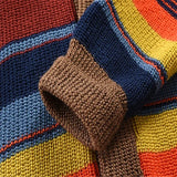 WIAOFELLAS  -  Spring Autumn Fashion Men's V-Neck Collar Cardigan Sweater Slim Fit Cable Knit Patchwork Woolen Long Sleeve Casual Male Top