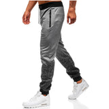 WIAOFELLAS  -  European and American Men's Pants, New Foreign Trade Slim Fit, Personalized 3D Gradient Casual Sports Pants