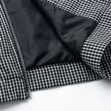 Wiaofellas  -  New Casual Mens Plaid Printing Jackets Autumn Vintage Zip-up Turn-down Collar Jacket Coat Daily Leisure Men Long Sleeve Cardigan