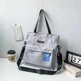 WIAOFELLAS  -  Messenger bag handbag large-capacity shoulder bag school hand carry school bag remedial handbag