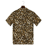 WIAOFELLAS  -  New Leopard Print Men's Trend Shirt Blouse