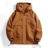 WIAOFELLAS  -  Spring Autumn Outdoor Waterproof Hooded Jacket Men Windbreaker Coat Breathable Fishing Camping Windproof Jackets Couple Outwear