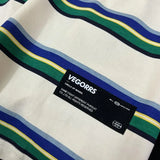 WIAOFELLAS  -  Men T Shirts Street Retro Striped Short-sleeved T-shirt Women Cotton Summer Loose Ovesize Round Neck Daily Tops Tees