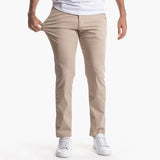 Wiaofellas  -  Solid Pencil Pants Mens Casual Thin Slim Trousers Summer Autumn Outdoor Work Classic Pants Ankle-Length Fashion Street Trousers