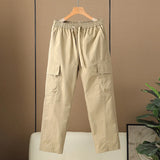 Wiaofellas  -  Summer Waterproof Hiking Cargo Pants Men Work Sweatpants Straight Joggers Sports Streetwear Loose Drawstring Pants Men Trousers