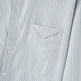 Wiaofellas  -  Men Striped Shirt Lapel Long Sleeve Loose Casual Men Clothing Streetwear Korean Style Fashion Tops Male Shirts