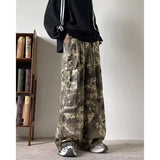 WIAOFELLAS  -  American Retro Camouflage Workwear For Mountain Climbing Men's Sweatpants Pants Wide Pants Mens Designe Tracksuits Tracksuit