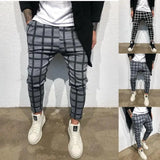 WIAOFELLAS  -  Men Pliad Sweatpants Joggers Pants Spring Autumn  Casual Sport Drawstring Slim Elastic Waist Long  Street Wear