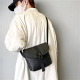 WIAOFELLAS  -  Shoulder Bag Men's Casual Sports Style Messenger Bag Solid Color New Summer Street Trend Fashion Messenger Bag