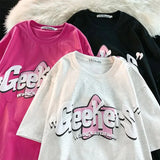 WIAOFELLAS  -  Trendy Nicheshort Sleeve Cotton T-Shirt For Men Loose Fit Summer Hip Hop Korean Style Casual Tshirt InsFashionable Half Sleeve T