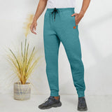 Wiaofellas  -  Men's Casual Solid Color Joggers Elastic Drawstring Waist Sports Pants with Pockets