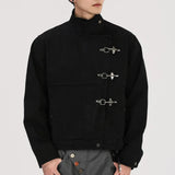 Wiaofellas  -  Winter New Men's Deconstructed Long-Sleeve Jacket American Retro Fashion Trendy High Street Casual Simple Loose Niche Men's Top