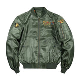 Wiaofellas Men Spring Autumn Embroidery Baseball Jackets Cargo Streetwear Bomber Outwear Coats For Male Black Blue