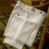 WIAOFELLAS  -  Spring Summer Men's Pants Fashion Solid Color Suit Trousers Male High Waist Loose Pants Men Business Casual Formal Pants