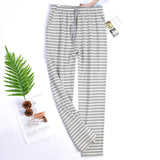 WIAOFELLAS  -  Men's Home Pants Cotton Autumn Spring Sleep Bottoms Male Plus Size Casual Sports Trousers Sleepwear Pajama Pants for Men MY458