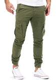WIAOFELLAS  -  New Best Selling Men's Pants Woven Casual Work Pocket Trousers