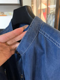 WIAOFELLAS  -  Summer Lightweight Breathable Lyocell Cotton Denim Shirts Men Women Loose Casual Short Sleeve Vintage Shirts Cityboy Blouses