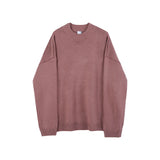 WIAOFELLAS  -  Autumn Winter Men Bottoming Long Sleeve Sweater Korean Versatile Basic Fashion New Jacquard Solid Casual Knitted Pullovers C93