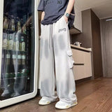 Wiaofellas  -  Faionable Casual Sports Pants for Men Autumn Korean Sle Versatile Long Trousers Trendy Teenagers Sweatpants