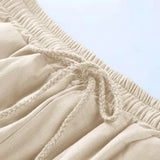 WIAOFELLAS  -  New Men's Cotton Linen Shorts Pants Male Summer Breathable Solid Color overalls Linen Trousers Fitness Streetwear S-3XL