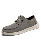 WIAOFELLAS  -  The Main Promotion of Loafers Casual Style New Design 2025 Men's Large Size Non-slip Comfortable Breathable Canvas Flat