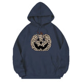 Wiaofellas  -  New Men's Pullover Hooded Print Long Sleeve Pocket Halloween Pattern Sweatshirt