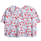 Wiaofellas  -  Men's Subculture Print Short Sleeve T-Shirt Summer Casual Streetwear Loose Fit Vintage Tops For Daily Street Outfits New