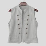 Wiaofellas  -  Men's Shirt Solid Color Lapel Half Sleeve Off Shoulder Hollow Out Men Clothes Loose Streetwear Fashion Casual Tops