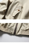 WIAOFELLAS  -  Autumn Both Sides Can Wear Jackets Men Streetwear Vintage Casual Loose Leather Collar Harrington Cargo Jacket Bomber Coat