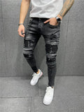 Wiaofellas  -  Fashion Jeans Bermuda Tideshec Harajuku Cargo Pants Ripped Men's Winter Clothing Side Pockets Skinny Men´s Casual Teens Jogger