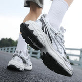 WIAOFELLAS  -  Men's Casual Sneakers Comfortable Running Sports Shoes Soft Tennis Shoes Vintage Trainers Lace Up Walking Jogging Sneakers 39-44
