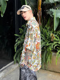 WIAOFELLAS  -  Hawaii Print f Sve irt Men Summer Beach Vaion Casual irt Thin Outerwear for Youth Loose Fit ort Sve