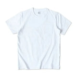 WIAOFELLAS  -  265g Thick Retro Cotton Heavy T-shirts Seamless Round Neck Pocket Short-sleeved Tshirts Men Tops Tee Breathable Skin-friendly