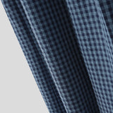 Wiaofellas  -  Men Plaid Pants Elastic Waist Joggers Loose Casual Wide Leg Trousers Men Streetwear Baggy Fashion Male Long Pants