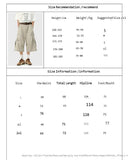 WIAOFELLAS  -  Summer Cotton Casual Pants Men Pocket Cargo Pants Men Japanese Streetwear Hip-hop Loose Wide Leg Pants Mens Calf-Length Pants