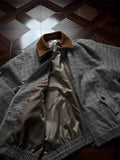 WIAOFELLAS  -  Classic Lapel Patchwork Jackets For Mens Spring Trendy Zip-up Slim Fit Outerwear Men Stylish Plaid Printed Jacket Coats