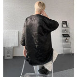 Wiaofellas  -  Women's Butterfly Print 3/4 Sleeve Pullover Shirt Summer Floral Casual Lightweight Breathable Blouse Daily Wear up to 8XL