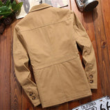 WIAOFELLAS  -  Jacket men's spring loose cotton men's jacket Nice new spring and autumn casual jacket coat male