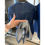 WIAOFELLAS  -  Summer Lightweight Breathable Lyocell Cotton Denim Shirts Men Women Loose Casual Short Sleeve Vintage Shirts Cityboy Blouses