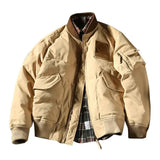 Wiaofellas  -  Male Baseball Jackets Loose Men's Bomber Coats Winter Thick Warm Cheap Sale On Offer Clothing Fashion Casual Work Vintage