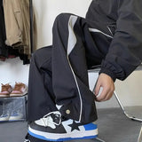 WIAOFELLAS  -  Men'S Y2K Clothes Tracksuits Loose Wide Leg Cargo Jogging Track Pants Couple Korean Fashion Clothing Sweatpants Men Clothing