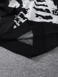 WIAOFELLAS  -  New Popular Autumn and Winter Dinosaur Skeleton Jacquard Pattern Pullover Sweater Casual Round Neck Knitted Men's Pullover